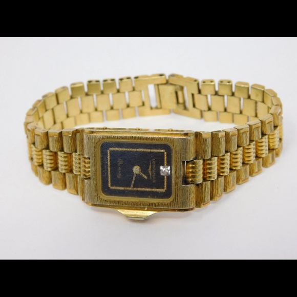 Vintage Longines Women's Watch Gold Tank CMZ 5722 L9632 5 Jewels Swiss France - Picture 4 of 16